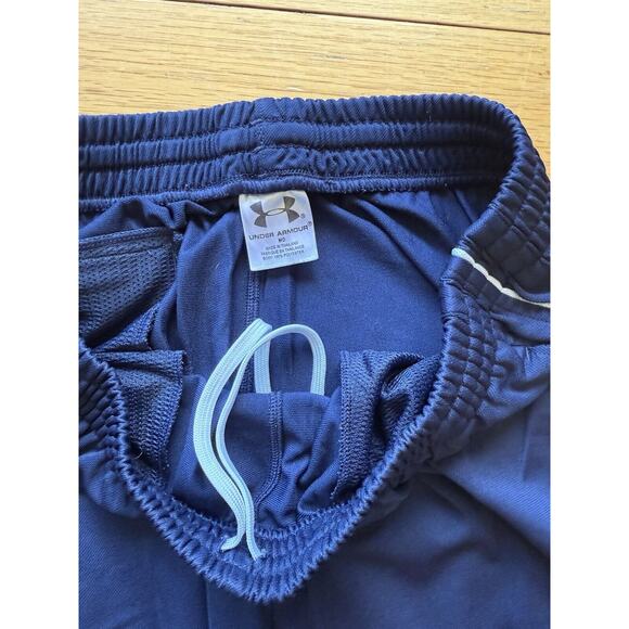 Under Armour Track Pants Navy Blue Medium | Zip Ankles | Lightweight Activewear - Picture 4 of 4